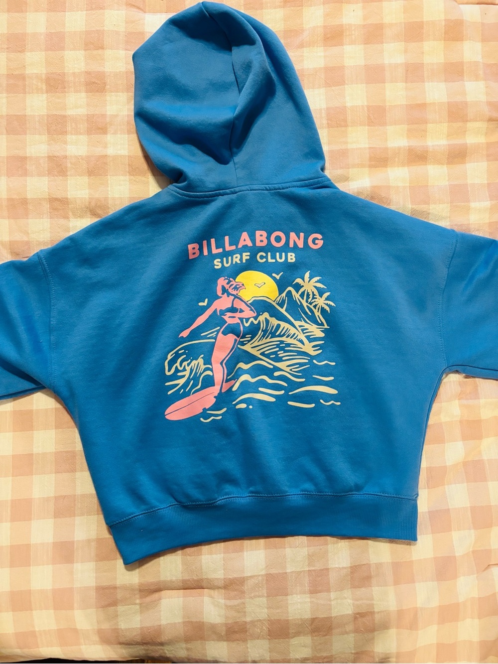 Billabong Blue 'Surf Club' Zip-up Hoodie
